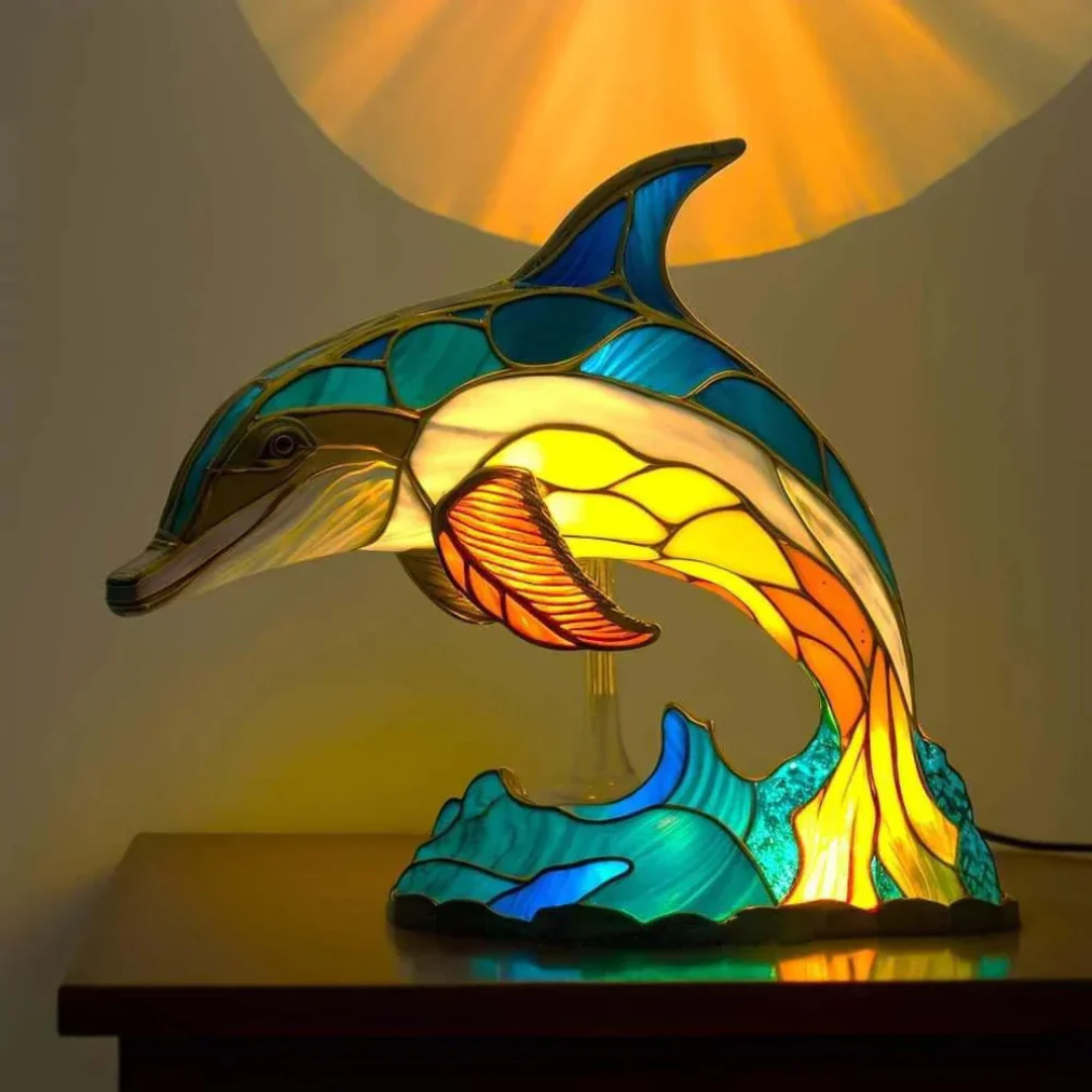 Nowoczesna estetyczna lampa stołowa