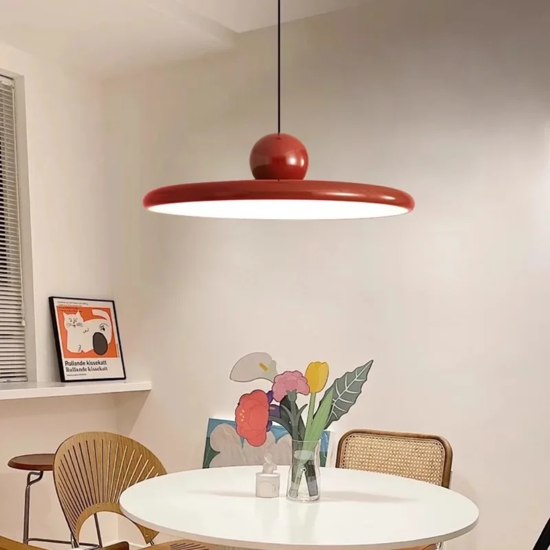 Minimalistyczna lampa LED inspirowana Bauhausem