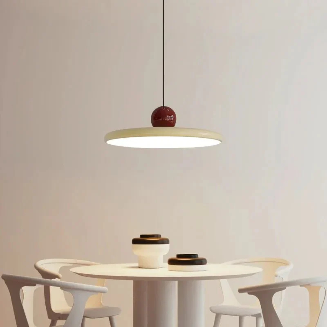 Minimalistyczna lampa LED inspirowana Bauhausem