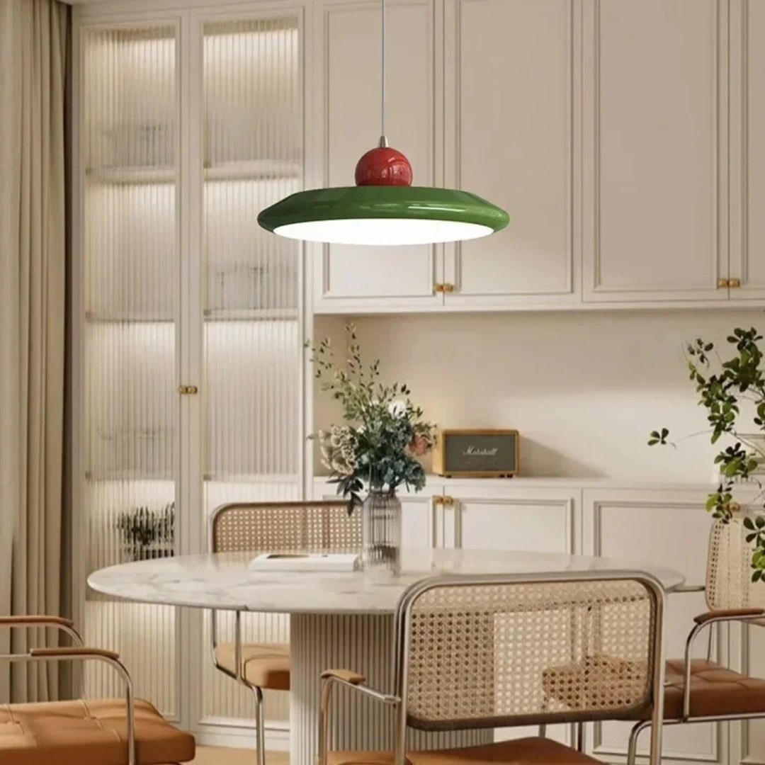 Minimalistyczna lampa LED inspirowana Bauhausem