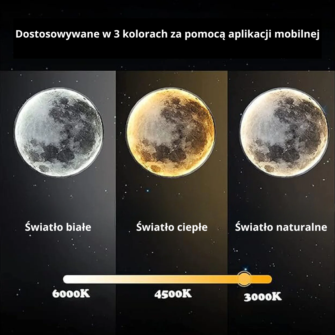 Lampa LED Księżycowa z Regulacją Światła – AstroGlow