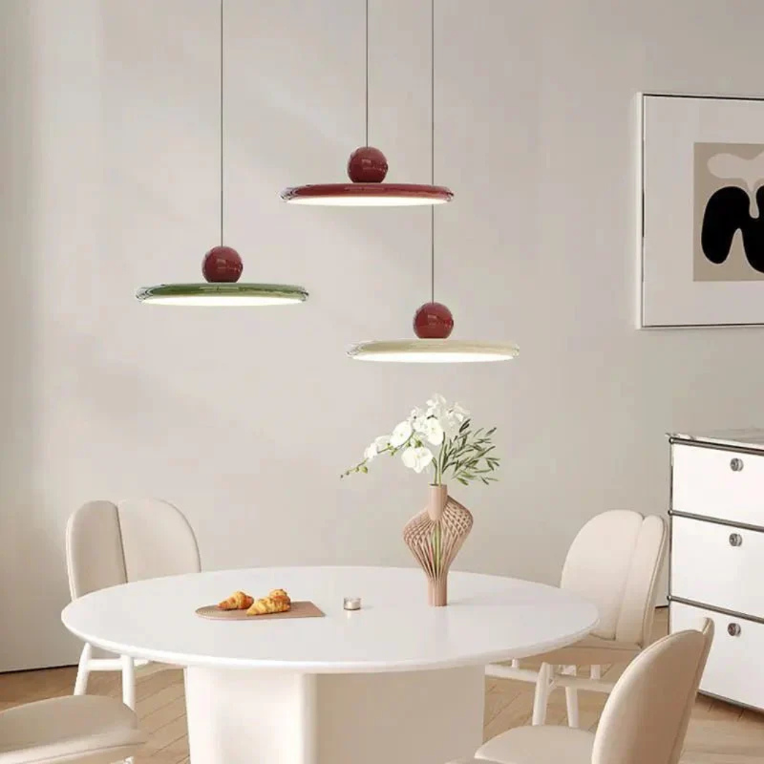 Minimalistyczna lampa LED inspirowana Bauhausem