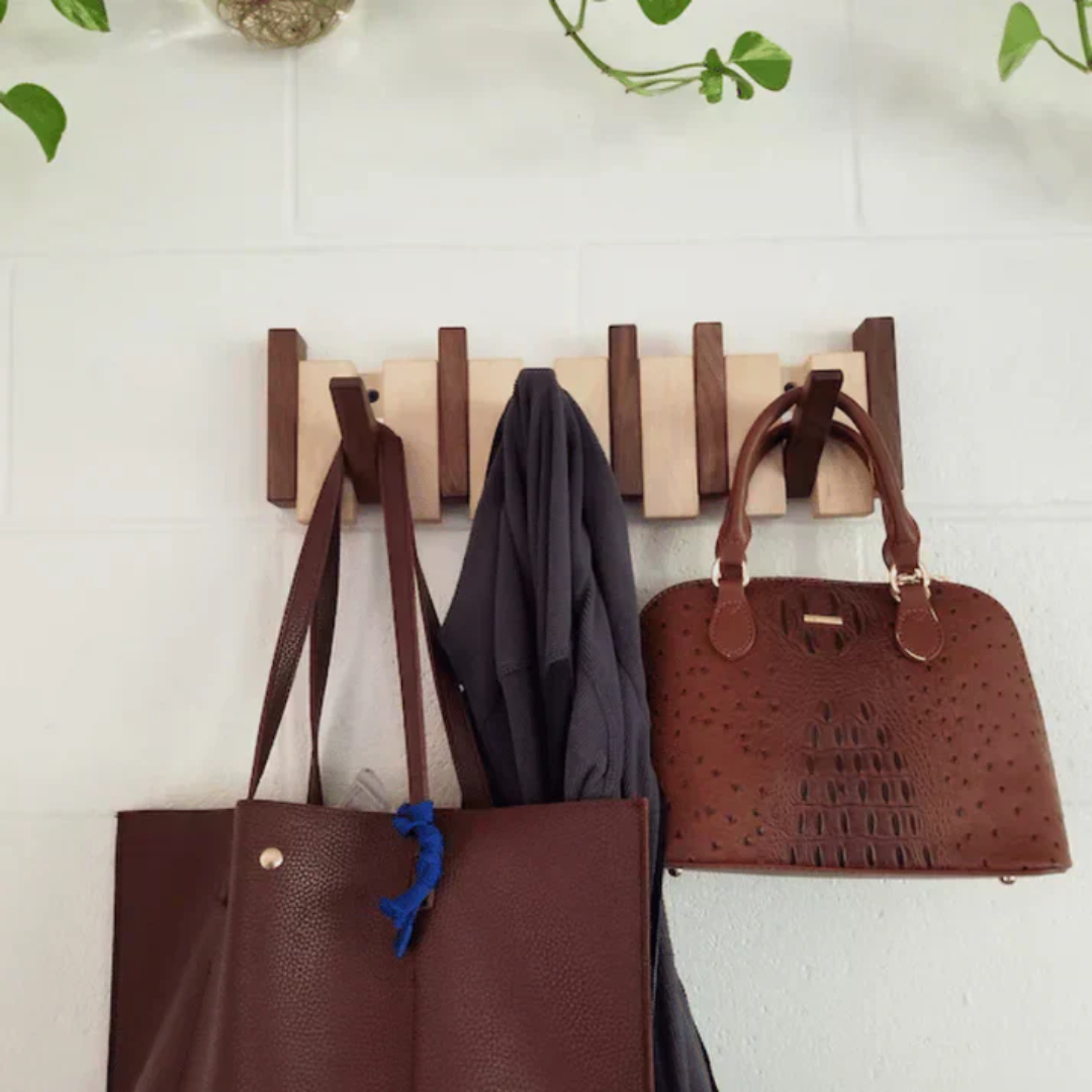 Wielofunkcyjny Wieszak na Ubrania i Klucze – Stylowy Organizer do Domu